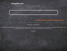 Tablet Screenshot of mangadeer.com
